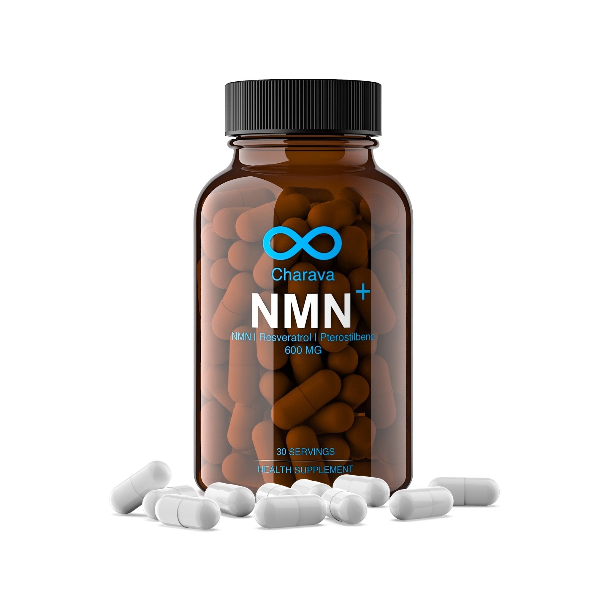 NMN+600 (NMN, Resveratrol, Pterostilbene) - Charava UK